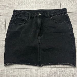 Black Denim skirts by SHEIN